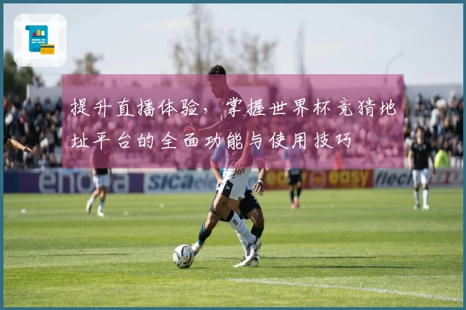 提升直播体验,掌握世界杯竞猜地址平台的全面功能与使用技巧